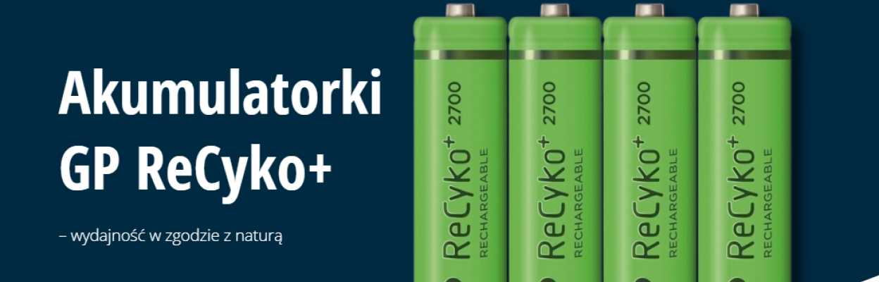 Akumulatorki GP ReCyko+ – wydajność w zgodzie z naturą